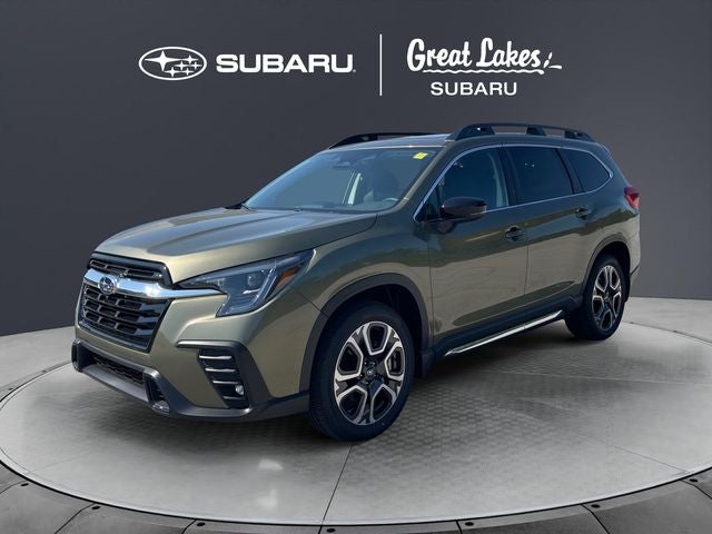 2026 Subaru ASCENT Limited 7-Passenger in Autumn Green Metallic — front three-quarter view