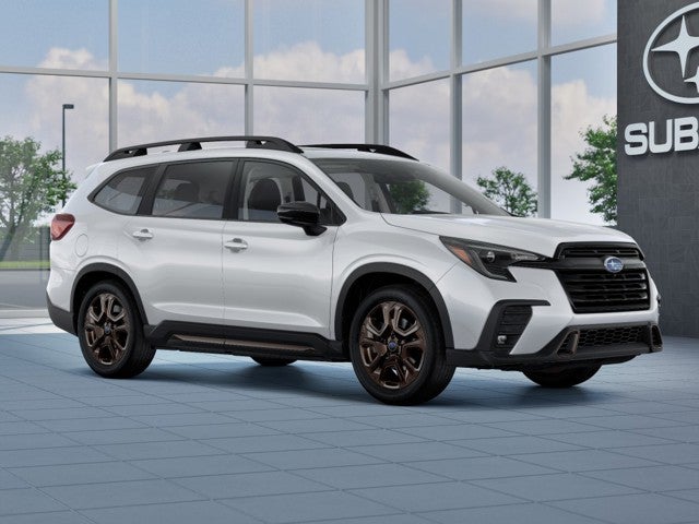 2026 Subaru ASCENT Limited Bronze Edition 7-Passenger in Crystal White Pearl — front three-quarter view