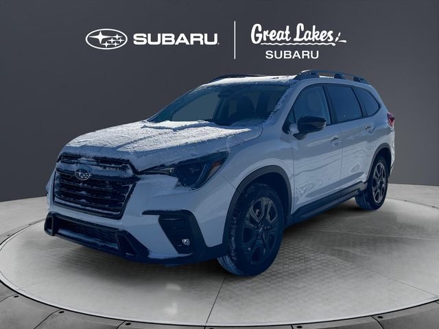 2026 Subaru ASCENT Onyx Edition Touring 7-Passenger in Crystal White Pearl — front three-quarter view