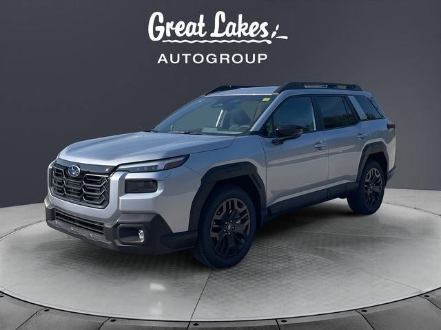 2026 Subaru OUTBACK Limited XT in Ice Silver Metallic — front three-quarter view
