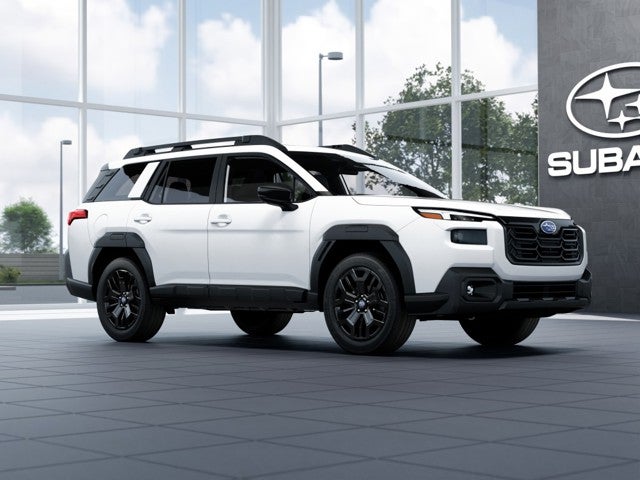 2026 Subaru OUTBACK Limited XT in Crystal White Pearl — front three-quarter view