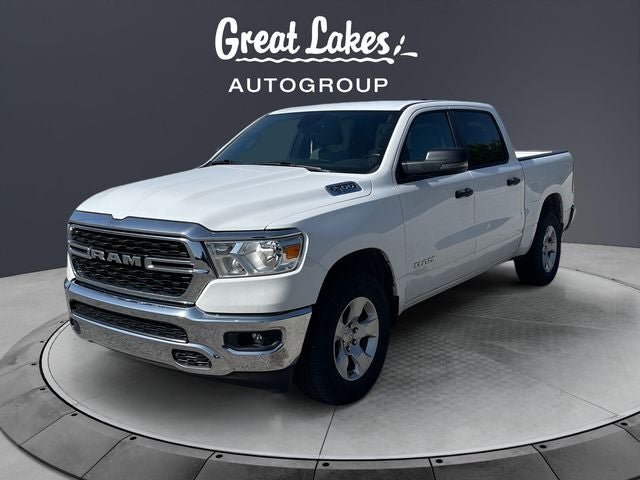 2023 RAM 1500 Big Horn/Lone Star in Bright White Clearcoat — front three-quarter view