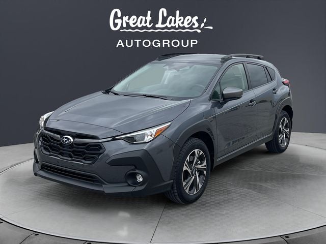 2024 Subaru Crosstrek Premium in Magnetite Gray Metallic — front three-quarter view