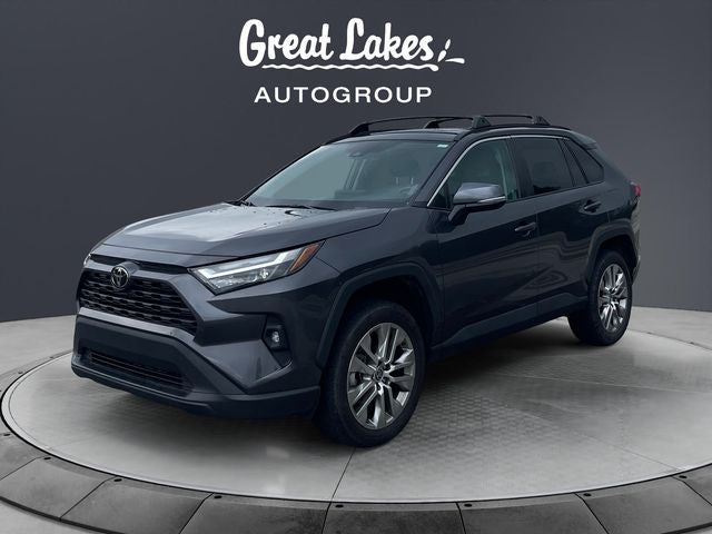 2024 Toyota RAV4 XLE Premium in Magnetic Gray Met. — front three-quarter view