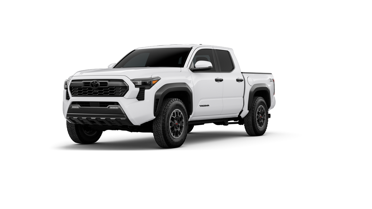 2026 Toyota Tacoma TRD Off-Road in Ice Cap — front three-quarter view