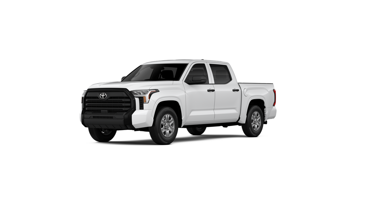 2026 Toyota Tundra SR in Ice Cap — front three-quarter view