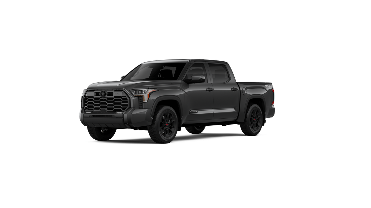 2026 Toyota Tundra Platinum in Magnetic Gray Metallic — front three-quarter view