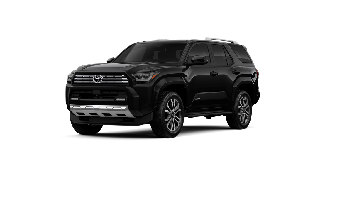 2026 Toyota 4Runner Limited in Black — front three-quarter view