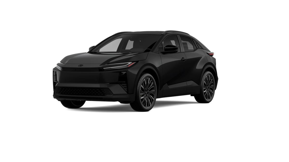 2026 Toyota C-HR XSE in Midnight Black Metallic — front three-quarter view